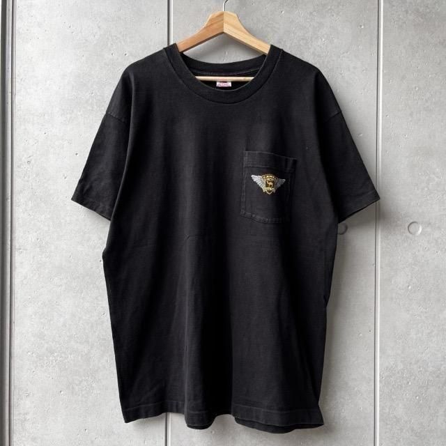 Camel S/S Poket Print T Shirts Fruit of the Loom MADE IN U.S.A