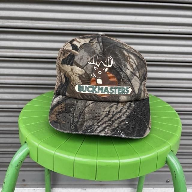 90s Buckmasters Realtree Camo  Snapback Mesh Cap MADE IN U.S.A