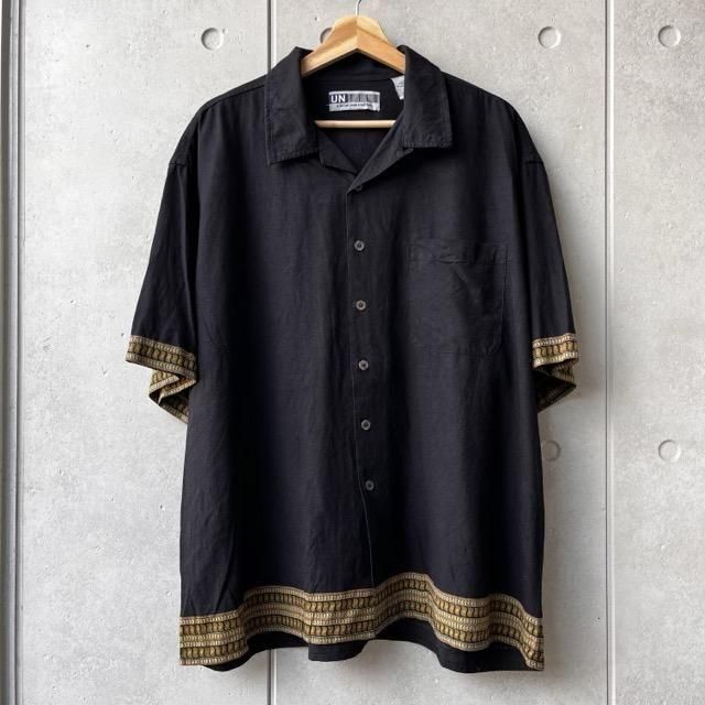 UNITED S/S Silk Open Collar Shirts