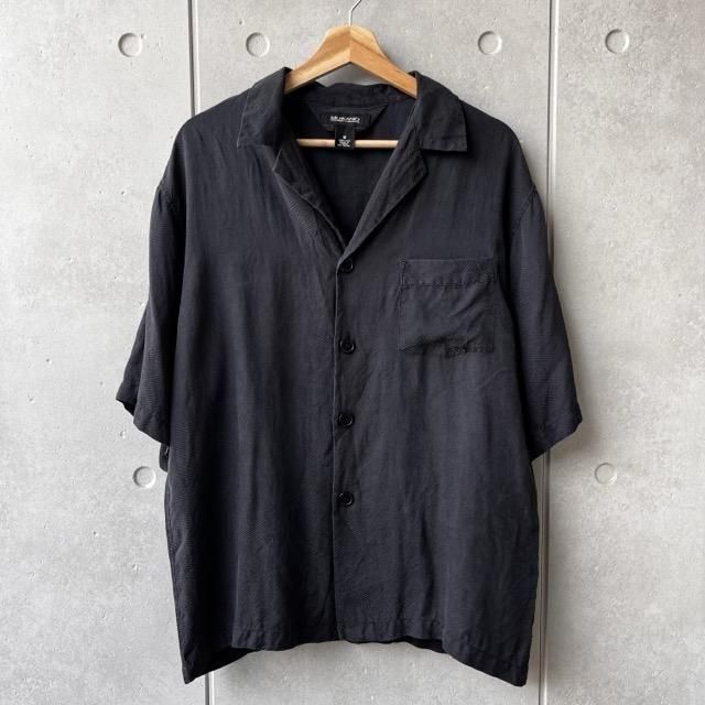 MURANO S/S Silk Open Collar Shirts