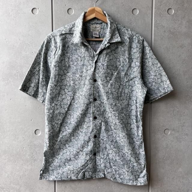 L.L.Bean S/S Open Collar Print Shirts