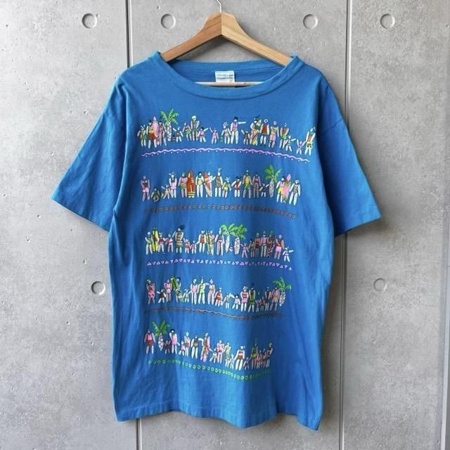 Beach Print S/S T Shirts