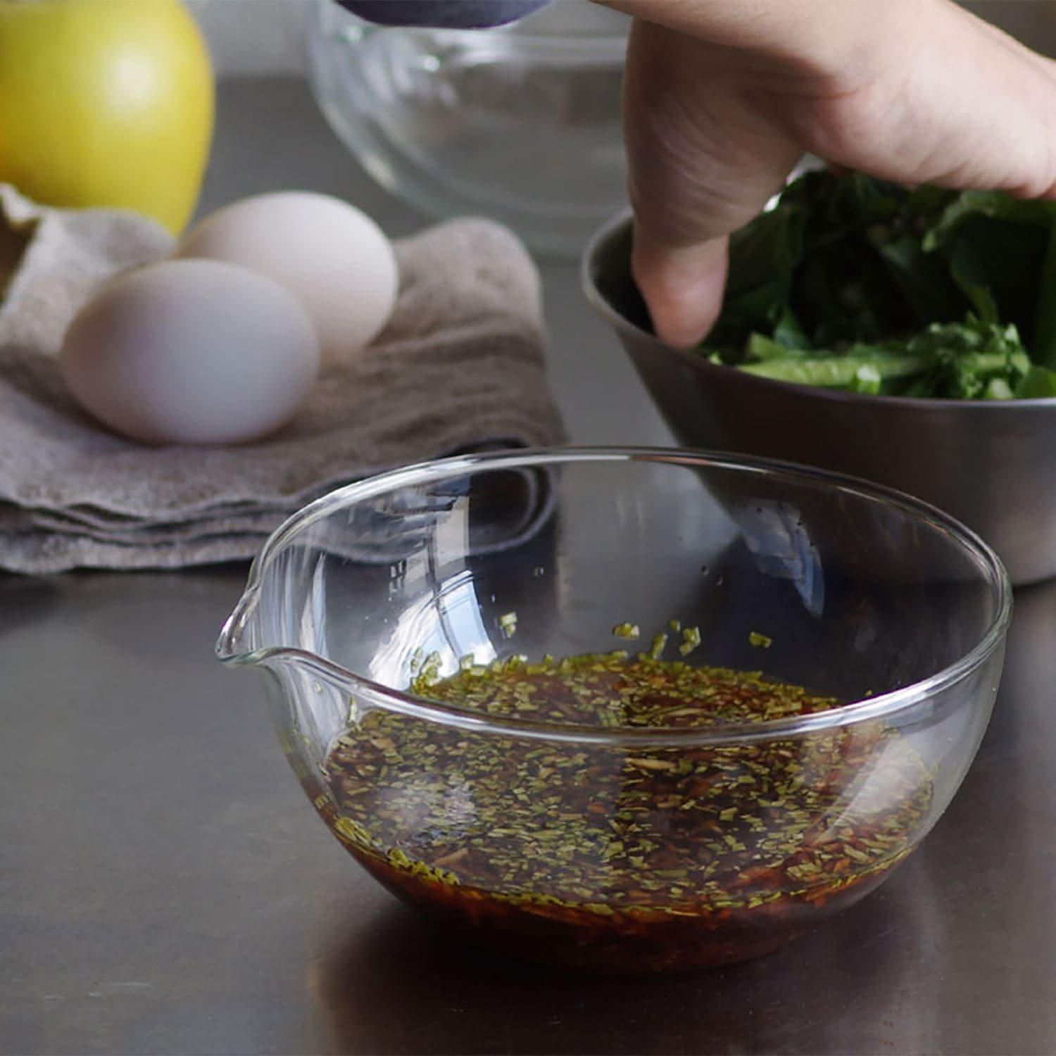 耐熱片口ガラスボウル - LADER