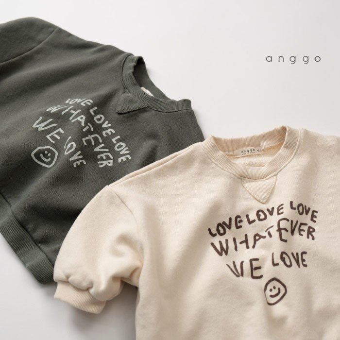 ͽ/46֤ͽ anggo  ֥T Love swea t-shirt