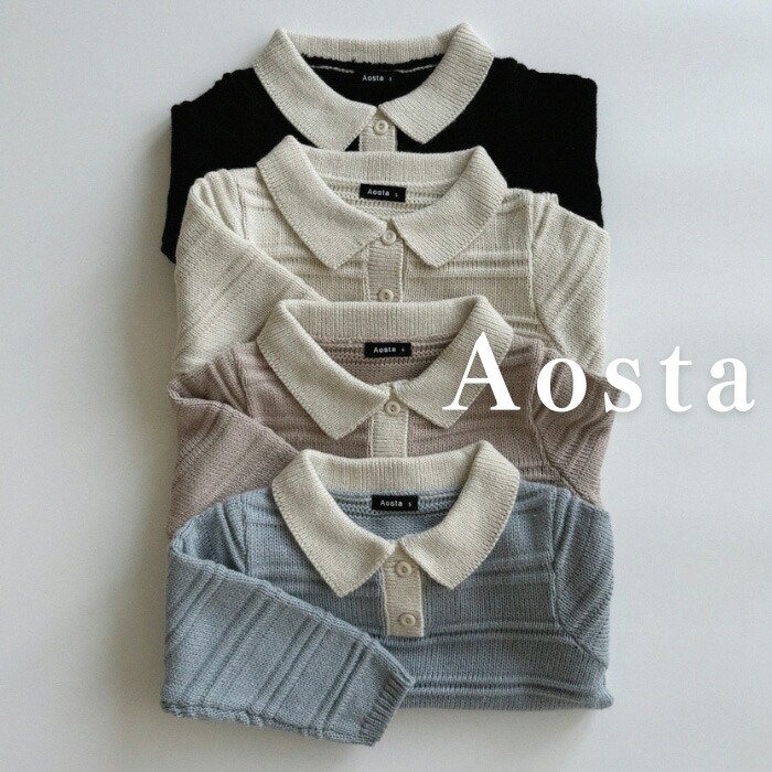 ͽ/46֤ͽ AOSTA  24ʪ  ˥åȥ顼T Knit callor T