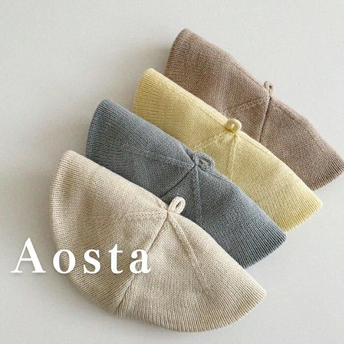 ͽ/46֤ͽ AOSTA  25ʪ  ˥åȥ٥졼˹ Knit beret