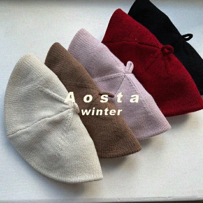 ޤĤ ͽ/46֤ͽ AOSTA  25ʪ  ˥åȥ٥졼˹ Knit beret