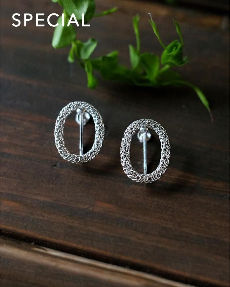 mesh M(earrings)