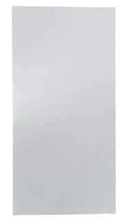 カラートタンホワイト　平板　0.27mm厚  910mm x 455mm K371
