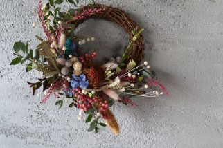 7 mother's day dry flower wreath