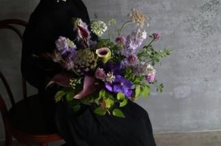 violet arrangement