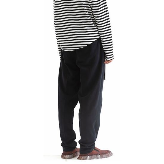 doublet【ダブレット】SILK CHINO WIDE TAPERED TROUSERS D.NAVY