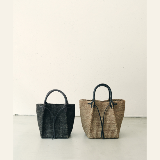 OUTERSUNSET 【アウターサンセット】 abaca basket bag BROWN（1119001）