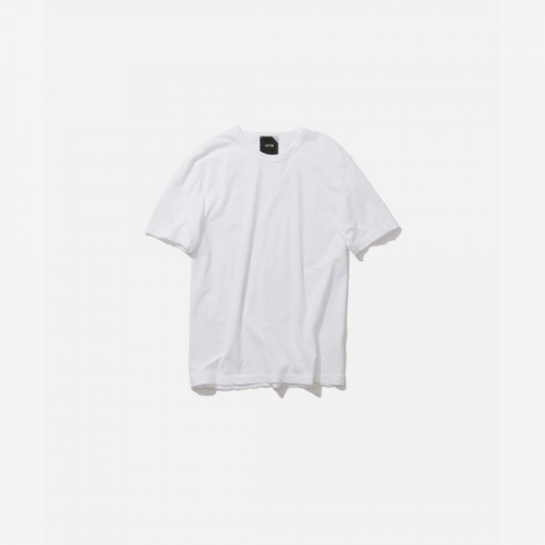 【UNISEX】 ATON 【エイトン】  FRESCA | クルーネックTシャツ WHITE（KKAGKM00401）