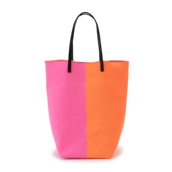 LASTFRAME 【ラストフレーム】 BI COLOR TOTE BAG NEON PINK/NEON