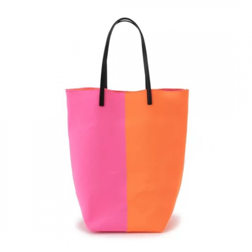 LASTFRAME ڥ饹ȥե졼 BI COLOR TOTE BAG NEON PINK/NEON ORANGE (L21223) 