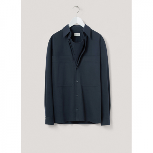 LEMAIRE 【ルメール】 BLOUSE SHIRT TOP VULCAN BLUE (M 213 TO128 LF641)