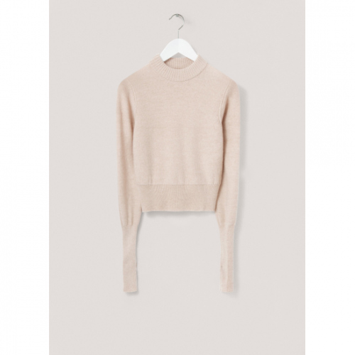 LEMAIRE 【ルメール】 FITTED SWEATER  PORRIDGE (W 213 KN612 LK110)