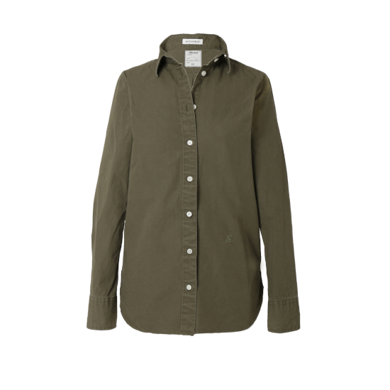 MADISONBLUE【マディソンブルー】 MADAME WASHED OUT SHIRT KHAKI (MB999-5104)