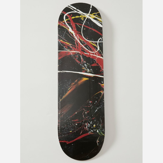 ALMOSTBLACK【オールモストブラック】 SKATE DECK BLACK ASURA