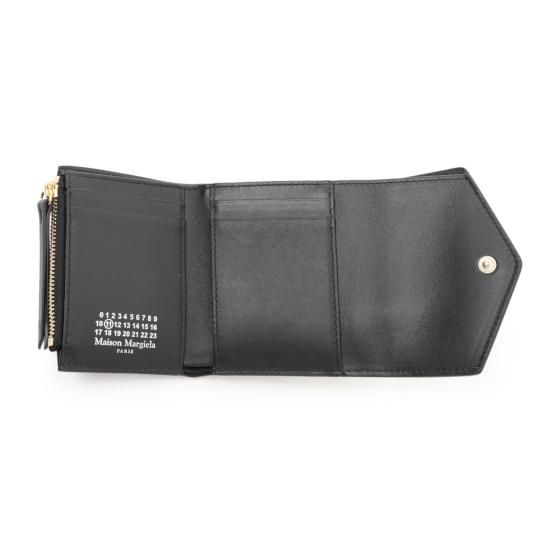 Maison Margiela 【メゾン マルジェラ】 3つ折り財布 BLACK (S56UI0136 