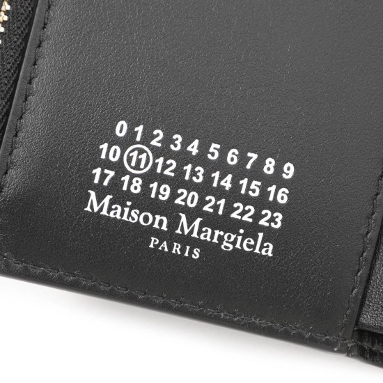 Maison Margiela 【メゾン マルジェラ】 3つ折り財布 BLACK (S56UI0136 