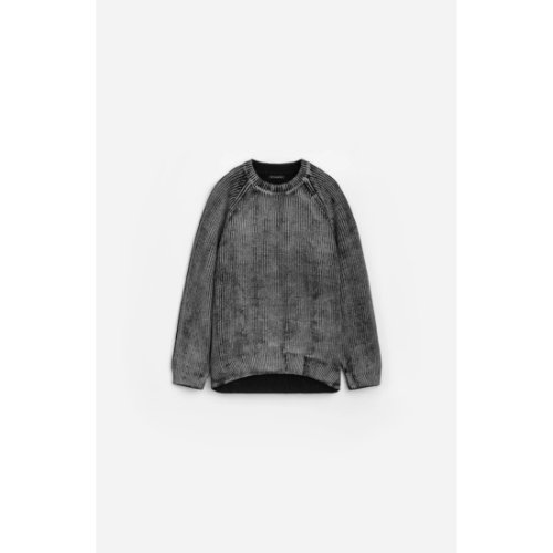STAMPD【スタンプド】 CABLE KNIT SWEATER CHARCOAL (SLA-M2969KW)