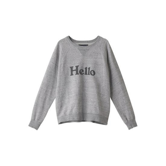 MADISON BLUE マディソンブルーHELLO SWEAT Lグレー 00レディース