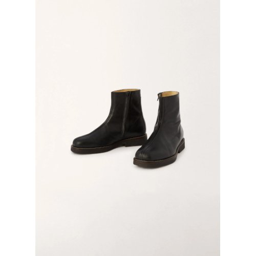 LEMAIRE ڥ᡼ BOOTS VEGETAL TANNED LEATHER BLACK (FO351 LL201)