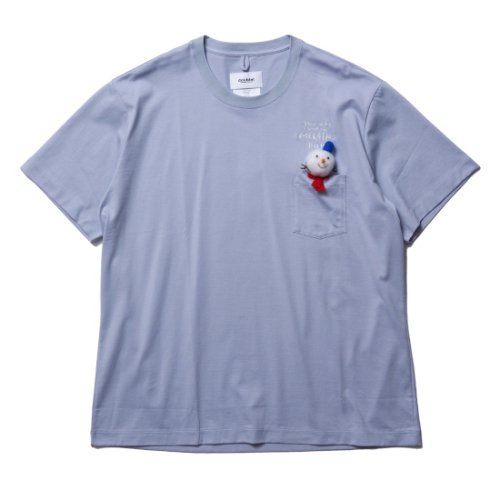 doublet 【ダブレット】 T-SHIRT WITH SNOWMAN L.BLUE (23SS29CS266)