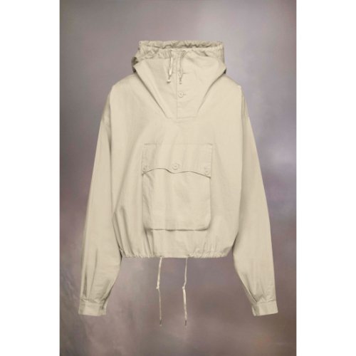 Maison Margiela 【メゾンマルジェラ】 Coated cotton hooded jacket Cream (S50AM0597S60505730)