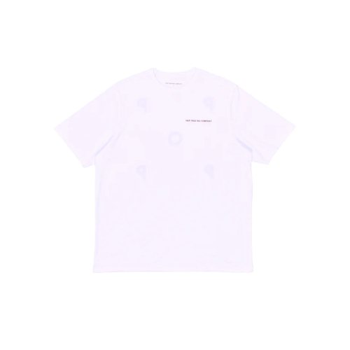 POP TRADING COMPANY 【ポップトレーディングカンパニー】Pop Logo T-Shirt White/Raspberry (POPSS23 02-024)