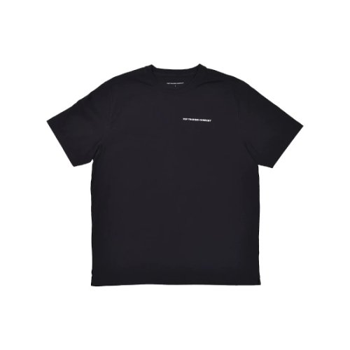 POP TRADING COMPANY 【ポップトレーディングカンパニー】Pop Logo T-Shirt Black/White (POP_NOS-007)
