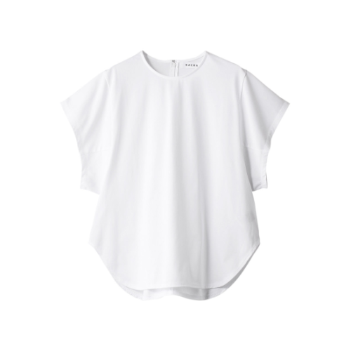 SACRA【サクラ】 PLATING CLOTH TOP 010/WHITE (123242091)