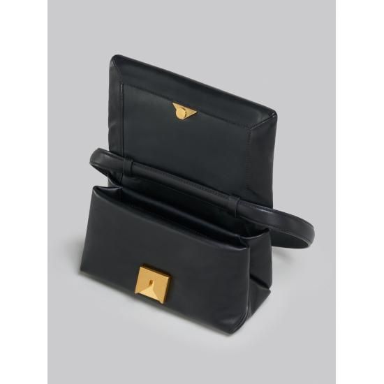 【国内発送& 関税込】MARNI マルニ Prisma ショルダーバッグ MARNI(マルニ) ブラック カーフスキン製 PRISMAスモールバッグ