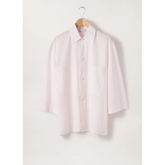 LEMAIRE 【ルメール】 BOXY MILITARY SHIRT LIGHT PINK (SH1021