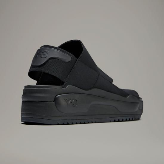靴 Y-3 RIVALRY SANDAL FZ6401 YOHJI YAMAMOTO ADIDAS Y-3 YOHI YAMAMOTO RIVALRY Black Sports SANDALS UNISEX