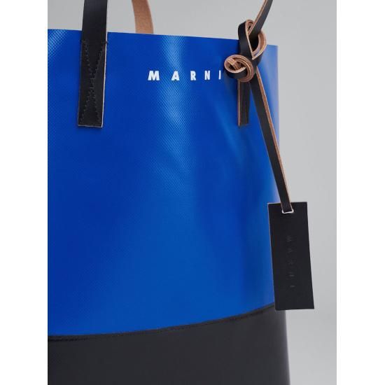 MARNI(マルニ) ブルー、ブラック TRIBECAショッピングバッグ