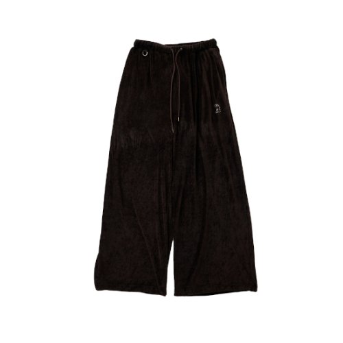 doublet 【ダブレット】  VELOUR TRACK PANTS BLACK  (23AW36PT247)