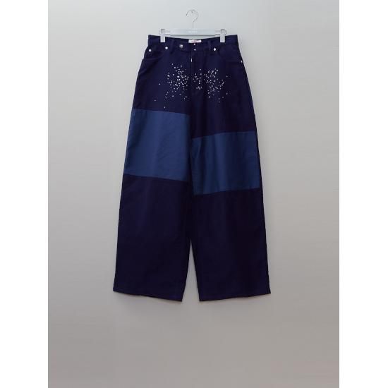 【新品未使用】MASU MOLESKIN WIDE PANTS NAVY 44 MASU MOLESKIN WIDE PANTS | ragazzo cultura
