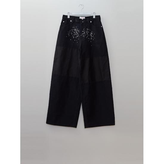 MASU 【エムエーエスユー】 MOLESKIN WIDE PANTS BLACK (MFFW MASU 【エムエーエスユー】 MOLESKIN WIDE PANTS BLACK (MFFW