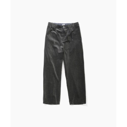 ATON ڥȥ SUVIN CORDUROY | EASY WIDE PANTS 004/CHARCOAL GRAY (PRAGSW0805)