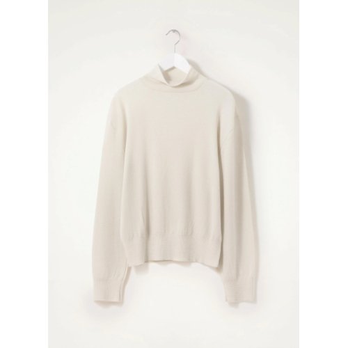 LEMAIRE 【ルメール】 SEAMLESS TURTLENECK SWEATER CREAM (TO1137 LK1011)