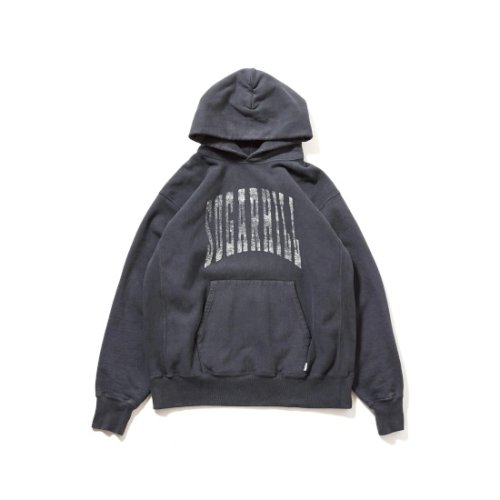 SUGARHILL【シュガーヒル】 College Print Hoodie AGED BLACK (23AWCS01)