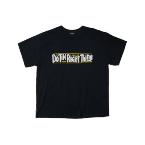 DELUXE 【デラックス】 Do the right thing x DELUXE TEE BLACK (23AD2620) 