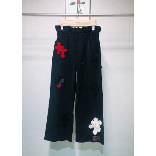 SYUMAN.ڥ奦ޥ Ravioli Eazy trousers type corduroy  Y.A.R.N BLACK (AD-B23aw-11-B)