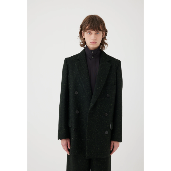 OVERCOAT 【オーバーコート】 Speckled Wool Double Breasted OVERCOAT 【オーバーコート】 Speckled Wool Double Breasted