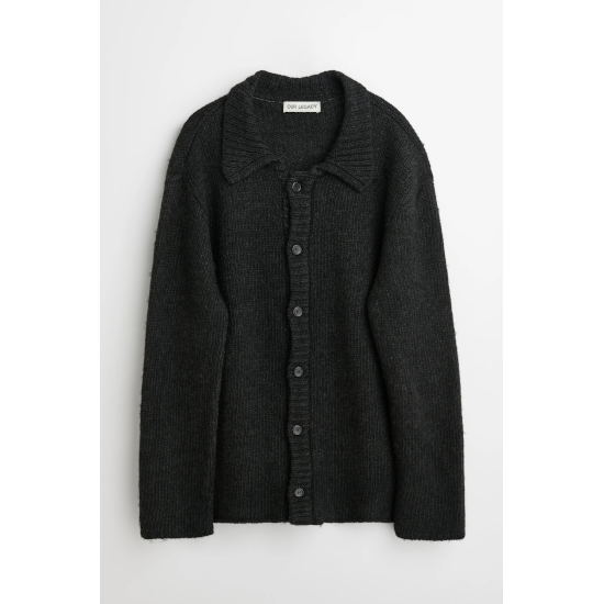 OUR LEGACY ブラックカーディガン OUR LEGACY - CARDIGAN Black Mohair | River