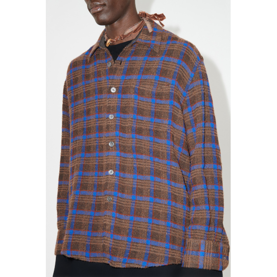 OUR LEGACY 【アワーレガシー】 ABOVE SHIRT Brown Pankow Check OUR LEGACY 【アワーレガシー】 ABOVE SHIRT Brown Pankow Check