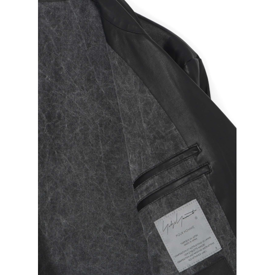 Yohji Yamamoto POUR HOMME 【ヨウジヤマモト】 LEATHER DOUBLE